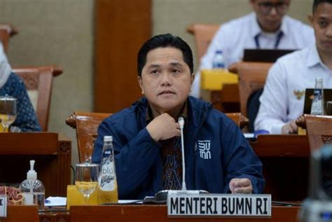 Erick Thohir Targetkan Bumn Setor Dividen Rp T Pajak