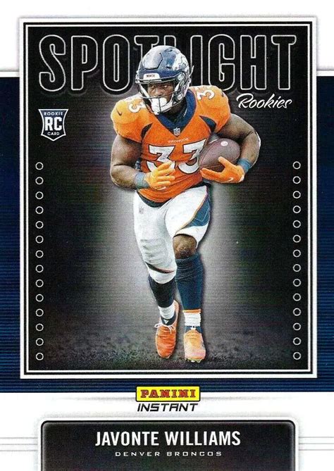 NFL 2021 Instant Football Spotlight Rookies Single Card Javonte