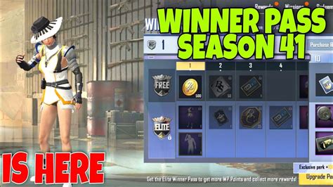 Pubg Mobile Lite Season 41 Winner Pass Is Here Pubg Lite New Winner