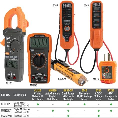 Kit de prueba eléctrica de multímetro digital probador de voltaje sin