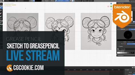 Trace To Grease Pencil In Blender Kind Of Youtube