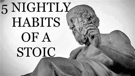 5 Stoic Routine You Should Do Every Night Stoicism Youtube