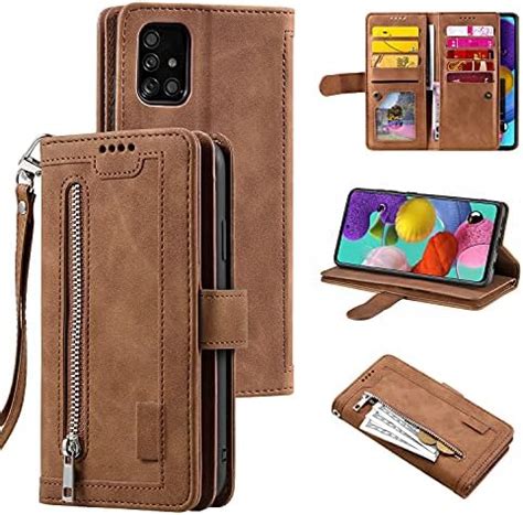 Kowauri For Samsung Galaxy A Case Leather Wallet Case Classic Design