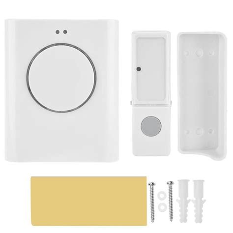 Qiilu Sonnette De Porte Sans Fil Doorbell Tanche Sans Fil M Remote