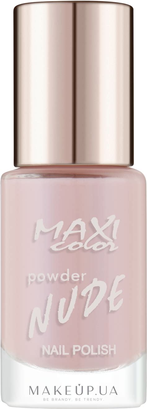 Лак для нігтів Maxi Color Powder Nude Nail Polish купити за найкращою ціною в Україні Makeup ua