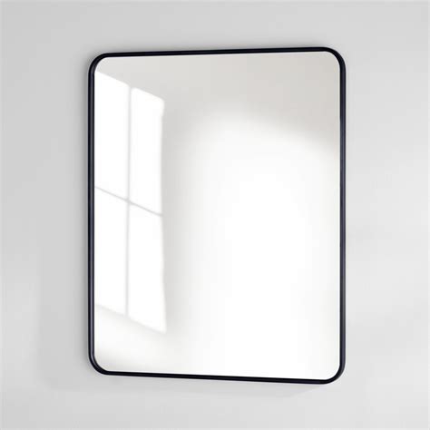 Sabine Metal Rounded Rectangle Wall Mirror Reviews Joss Main