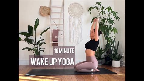 Minute Wake Up Yoga Youtube