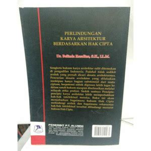 Jual Buku Perlindungan Karya Arsitektur Berdasarkan Hak Cipta Kota