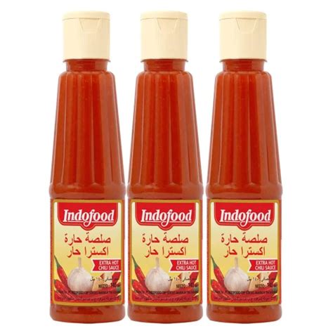 Indofood Extra Hot Chili Sauce Ml Pack Of