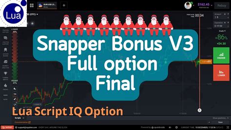 Lua Script IQ Option 2023 EP96 แนะนำสครปต Snapper Bonus V3 Part 4