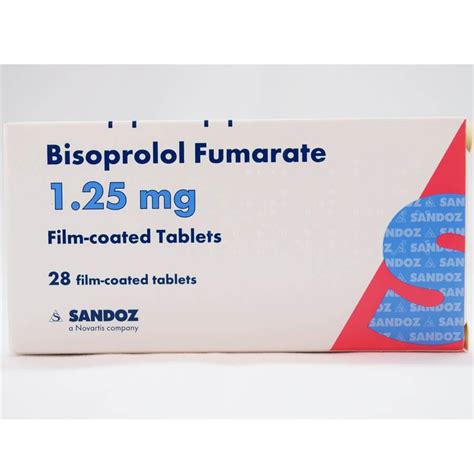 Bisoprolol Fumarate 1.25mg Tablets 28 Tablets - Asset Pharmacy