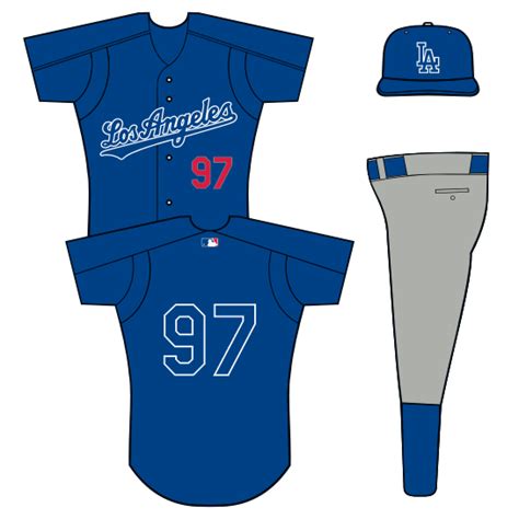 Los Angeles Dodgers Practice Uniform - National League (NL) - Chris ...