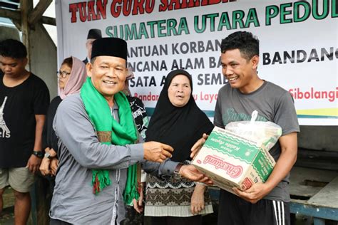 Tgs Ganjar Sumut Salurkan Bantuan Untuk Korban Banjir Sembahe Deli Serdang