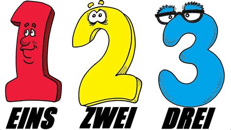 German Numbers Song ♫ Zahlenlied ♫ Zahlen Lernen ♫ Zählen von 1 bis 10 ...