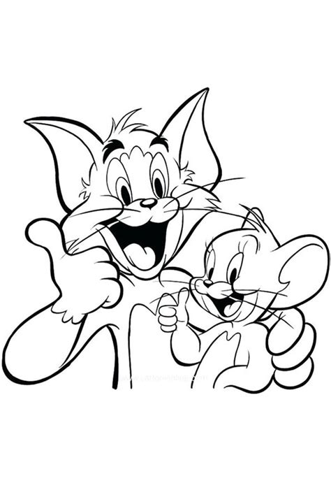 Tom The Cat Coloring Pages Tom And Jerry Coloring Pages Coloring