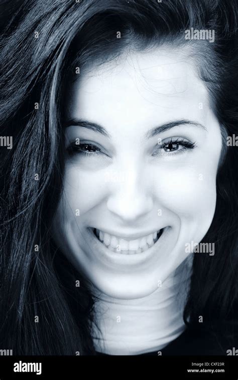 Happy Girls Smile Stock Photo Alamy