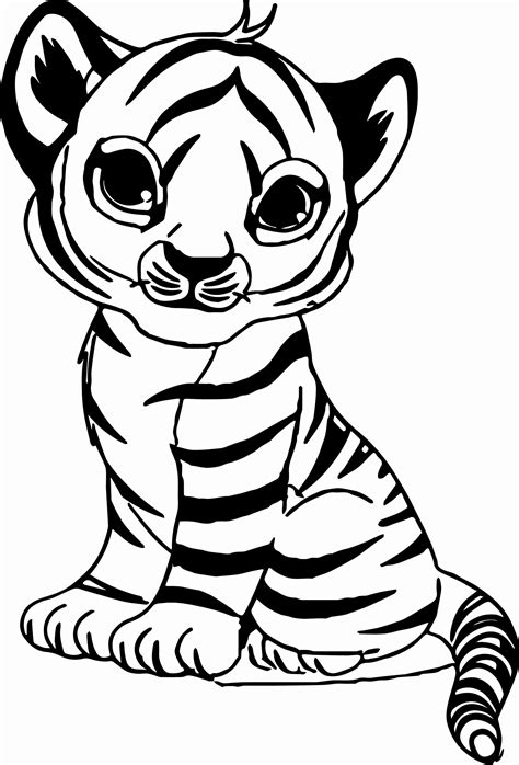 Cute Coloring Books Luxury Baby Tiger Coloring Pages Printable Zoo