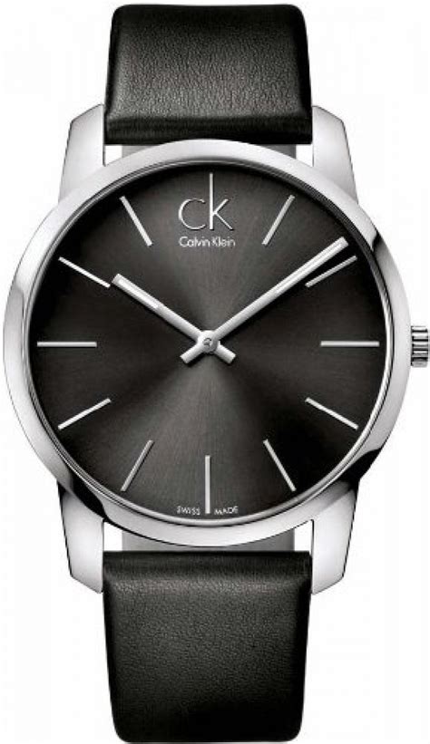 Ng H Calvin Klein Leather Swiss Quartz Black Dial Women S Watch Mm