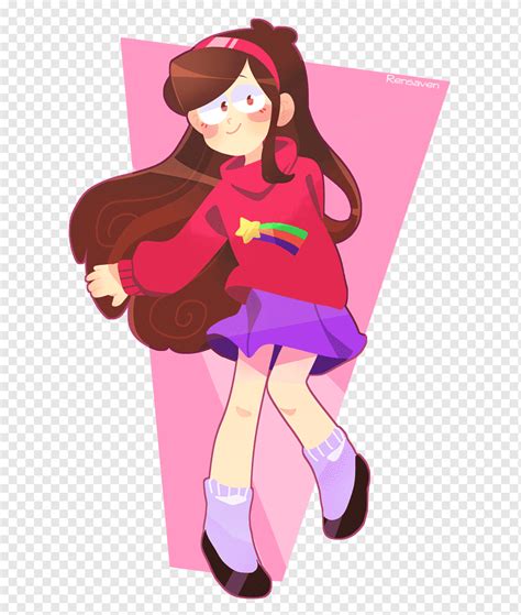 Мейбл Пайнс Фан-арт Рисование, Мэйбл ПИНС, фиолетовый, комиксы, другие ...