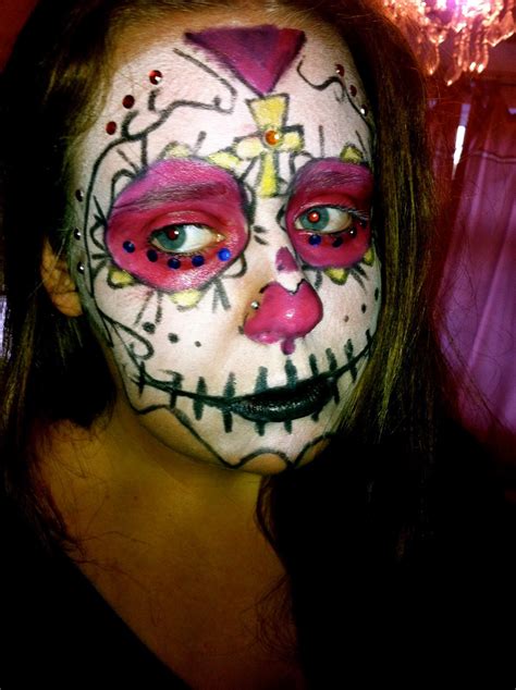 Beauty Is A Creation of Art: Theatrical Mexican Sugar Skull Makeup