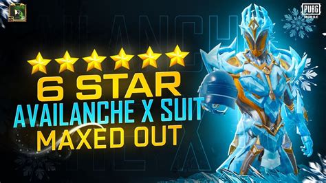 Bgmi New X Suit Crate Opening Avalanche X Suit Maxed Bgmi Glacier