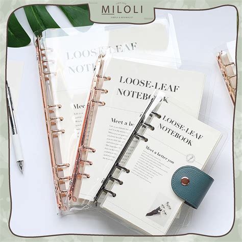 Jual Miloli Elegant Binder A Binder A Transparan Binder With Clip