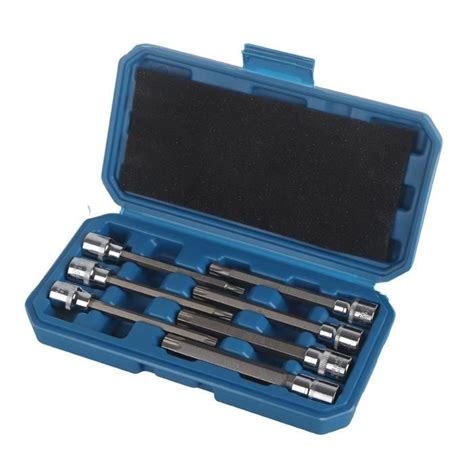 YES Jeu de douilles à embout étoile Torx 7Pcs 3 8inch Drive Extra