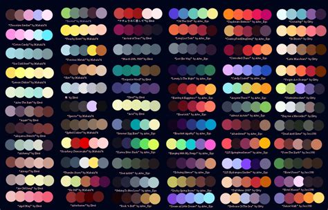 Colour Palettes No. 1 by Striped-Tie.deviantart.com on @deviantART ...