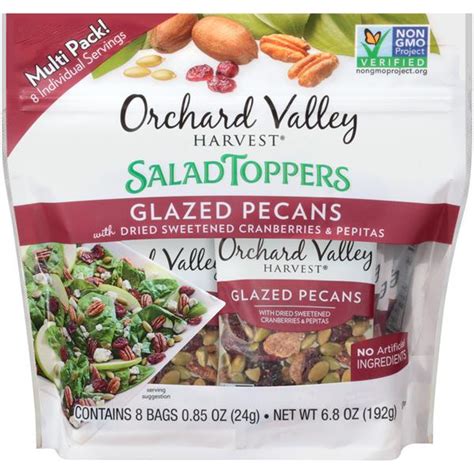 Orchard Valley Harvest Glazed Pecans Salad Toppers Multi Pack 8Ct | Hy ...