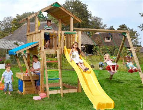 Jungle Gym Loc De Joaca Turn Chalet Cu Modul Minimarket Si L