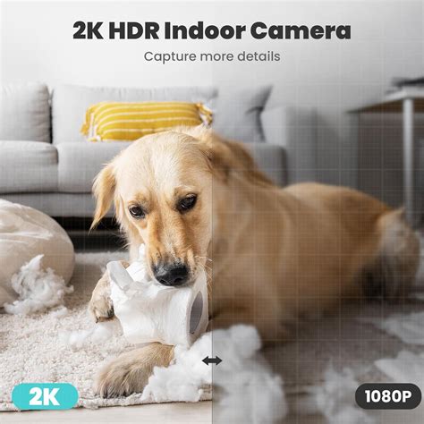 Litokam 2K Indoor Security Camera 360 Cameras For Home Security