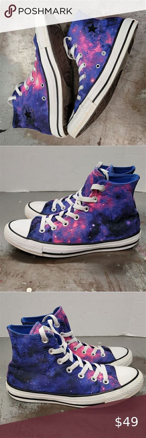 Converse Miss Galaxy Sz Hi Top Sneakers Shoes Dye Effects Converse