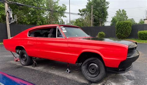 1966 Dodge Charger Red Rwd Automatic Used Dodge Charger For Sale In Detroit Michigan