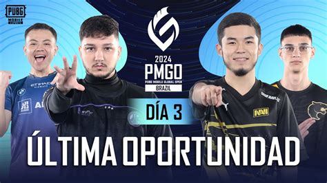 Es 2024 Pmgo Brazil Preliminares Día 3 Pubg Mobile Global Open Youtube