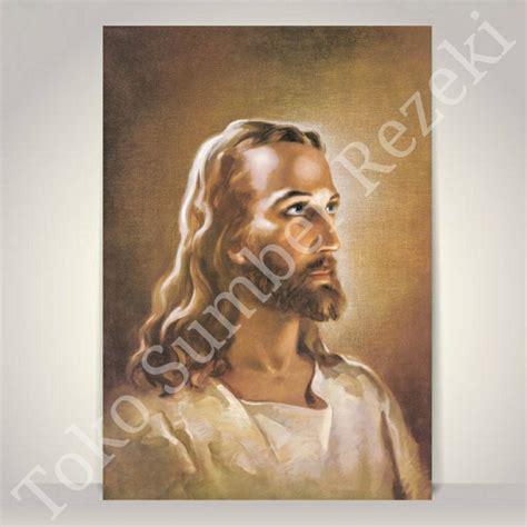 Jual Poster Tuhan Yesus Kristus Lukisan Jesus Wallpaper Canvas Paper