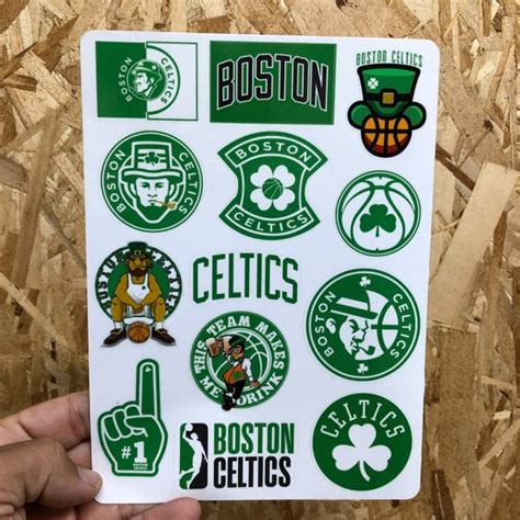 Boston Celtics Sticker Pack Decals Etsy