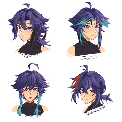 5wirl With Scaramouches Hairstyle Genshin Impact Hoyolab