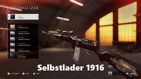 BATTLEFIELD V Selbstlader 1916 Comienzo LENTO Pero YouTube