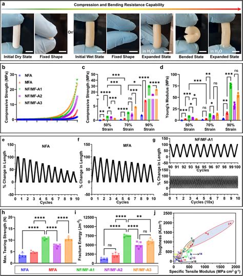 Mechanical Characterizations Of Hybrid Aerogels A Photographs Showing