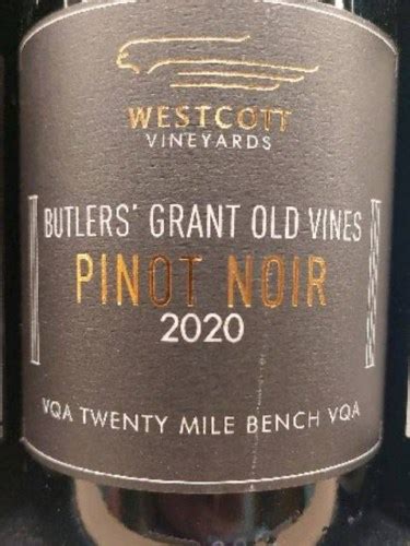 Westcott Vineyards Butlers Grant Old Vines Pinot Noir Vivino US