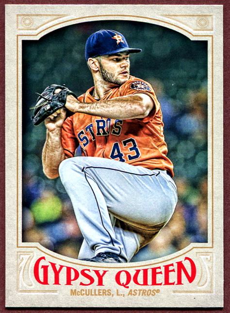 Topps Gypsy Queen Lance Mccullers Baseball Card Houston Astros