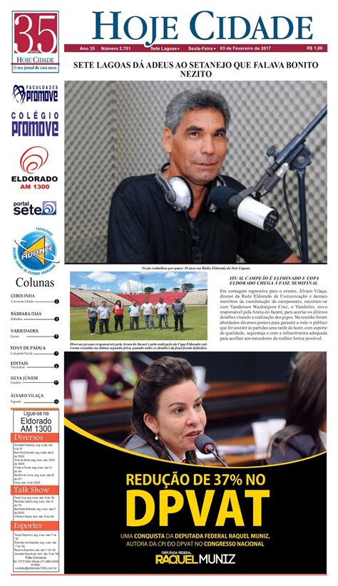 Calaméo Jornal Hoje Cidade 03 02 2017