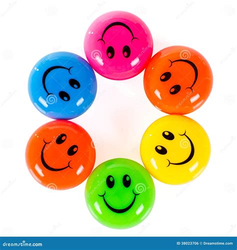 Bunte Smiley Stockfoto Bild Von Gesicht Freundlich 38023706