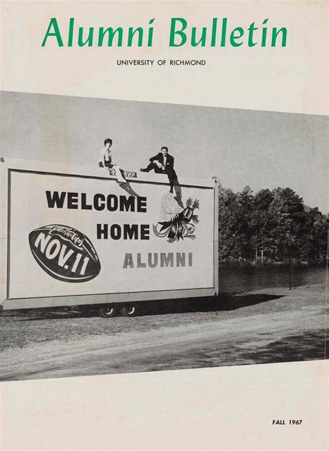 Alumni Bulletin University Of Richmond Volume Fall By Ur