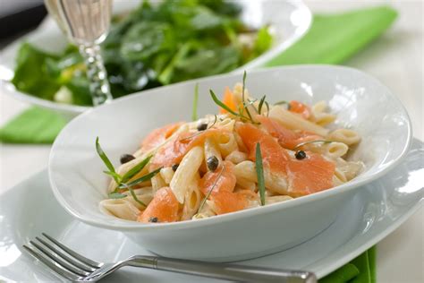 Pasta With Smoked Salmon And Capers Recipe