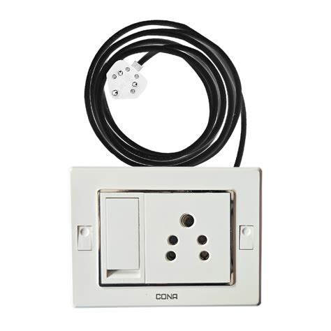 Buy Glare Max Modular Switch Socket Cona Extension Board 1mm Heavy Duty Copper 4 Meter Wire