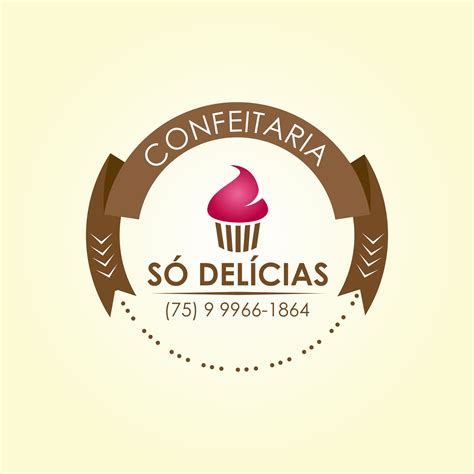 Logo Marca Confeitaria S Del Cia Bruno Souza Designer E Estamparia