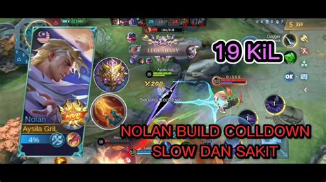 New Nolan Build Colldown Great Dragon Spear Slow Dan Sakit Banget