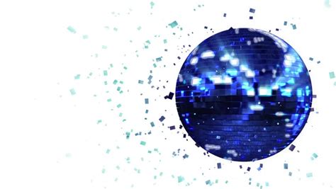 Abstract Lights From A Spinning Disco Ball Video Backgrounds