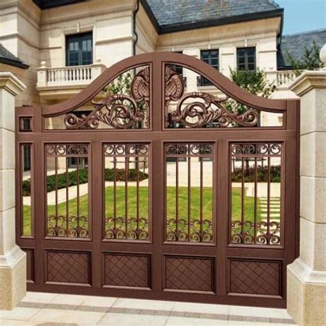 Villa Wrought Iron Main Gate New Design Wrought Iron Main Gate Design